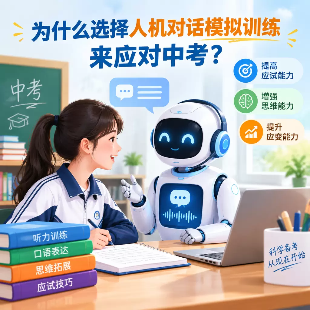为什么选择人机对话模拟训练来应对中考？
