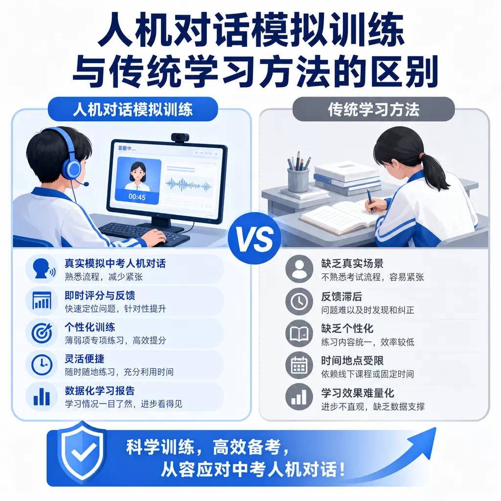 为什么选择人机对话模拟训练来应对中考？