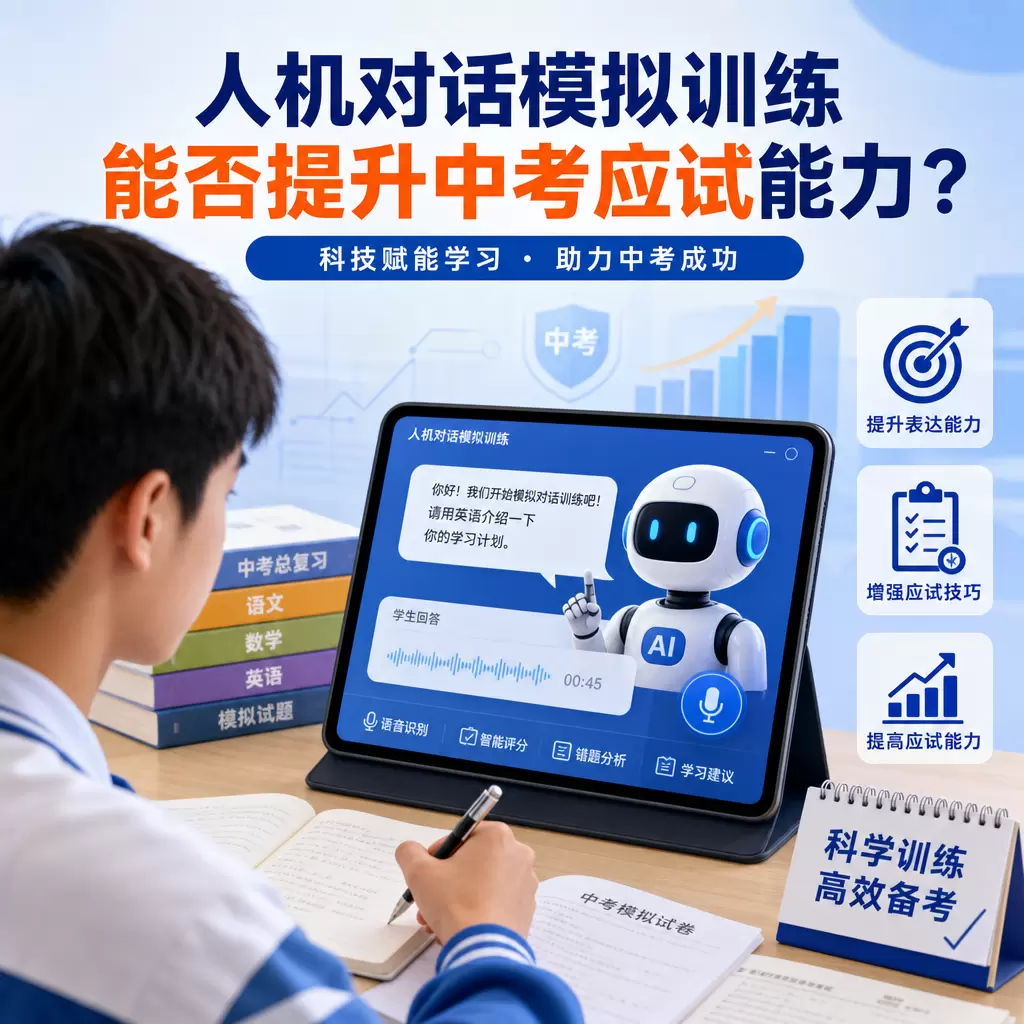 人机对话模拟训练能否提升中考应试能力?