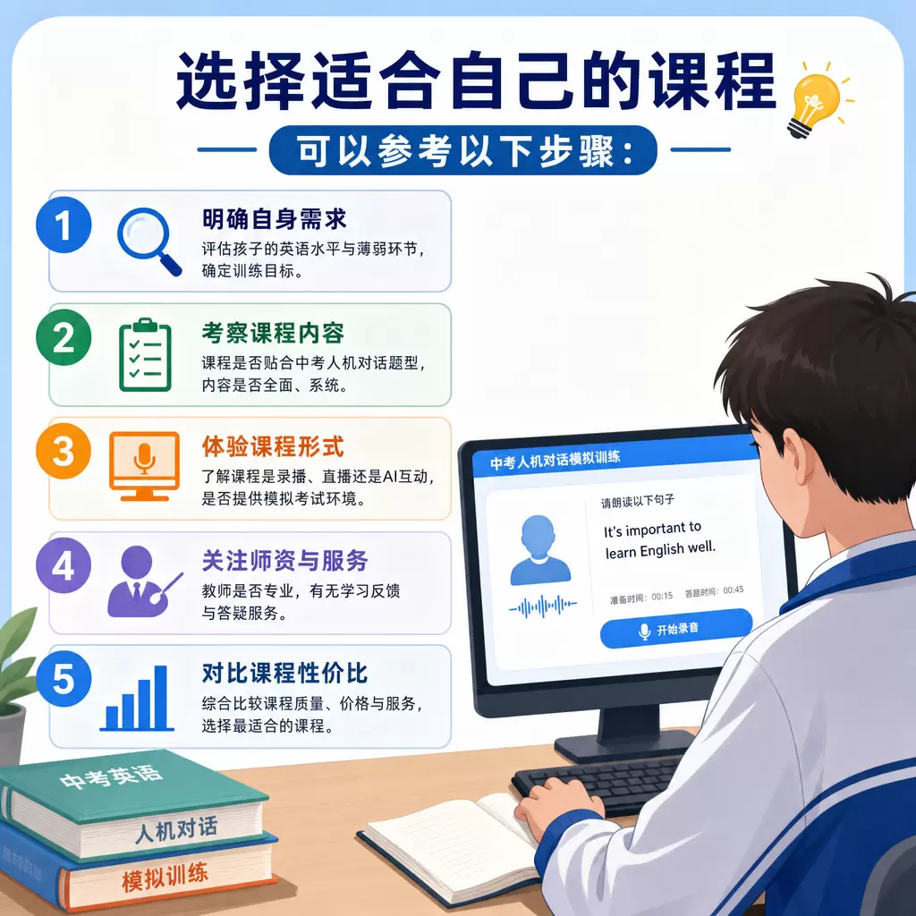 如何在大悟选择合适的中考人机对话模拟训练课程