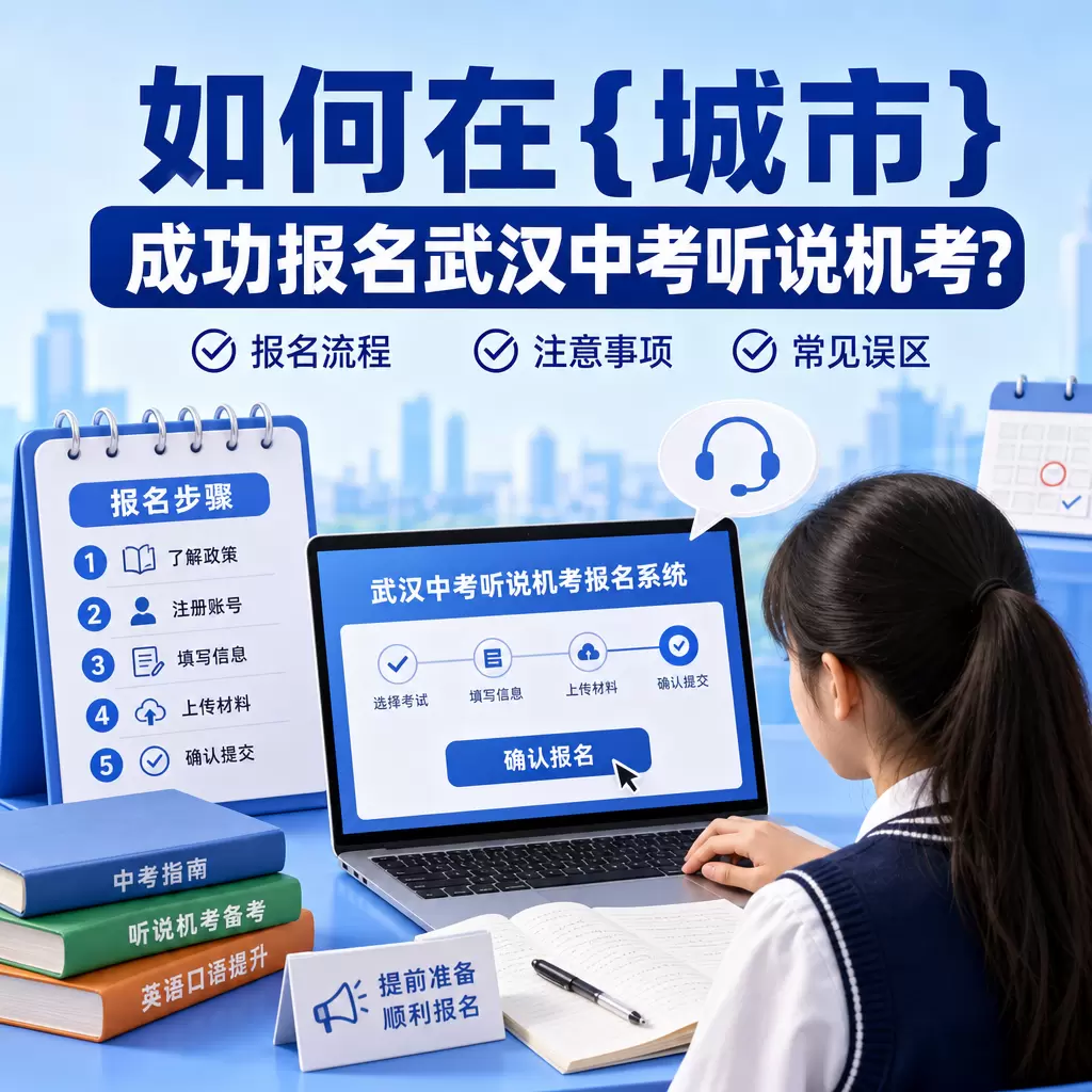 如何在大悟成功报名武汉中考听说机考？