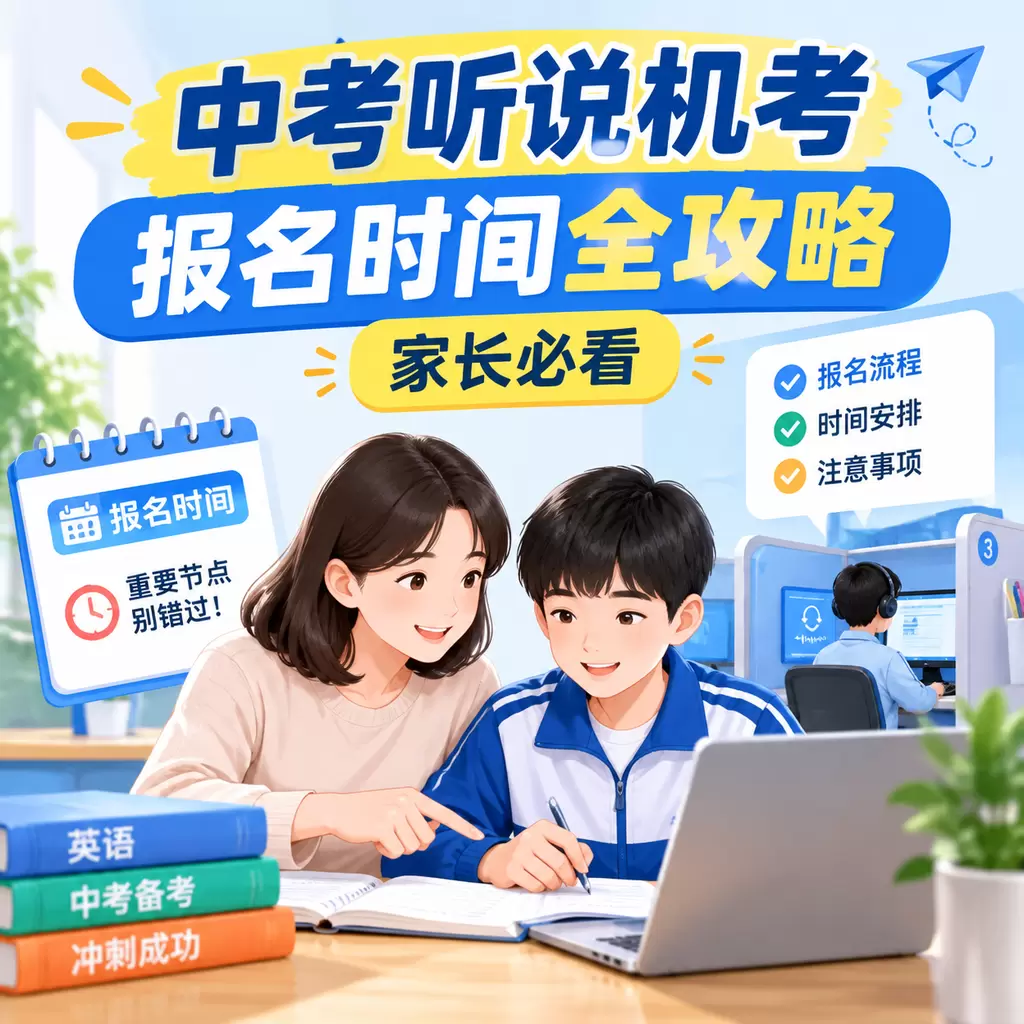 武汉中考听说机考报名时间全攻略,家长必看