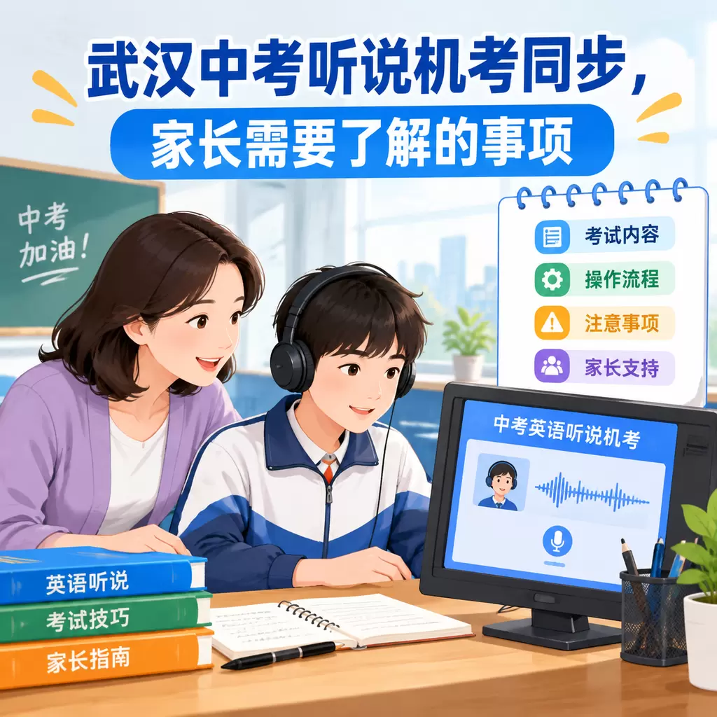 武汉中考听说机考同步，家长需要了解的事项