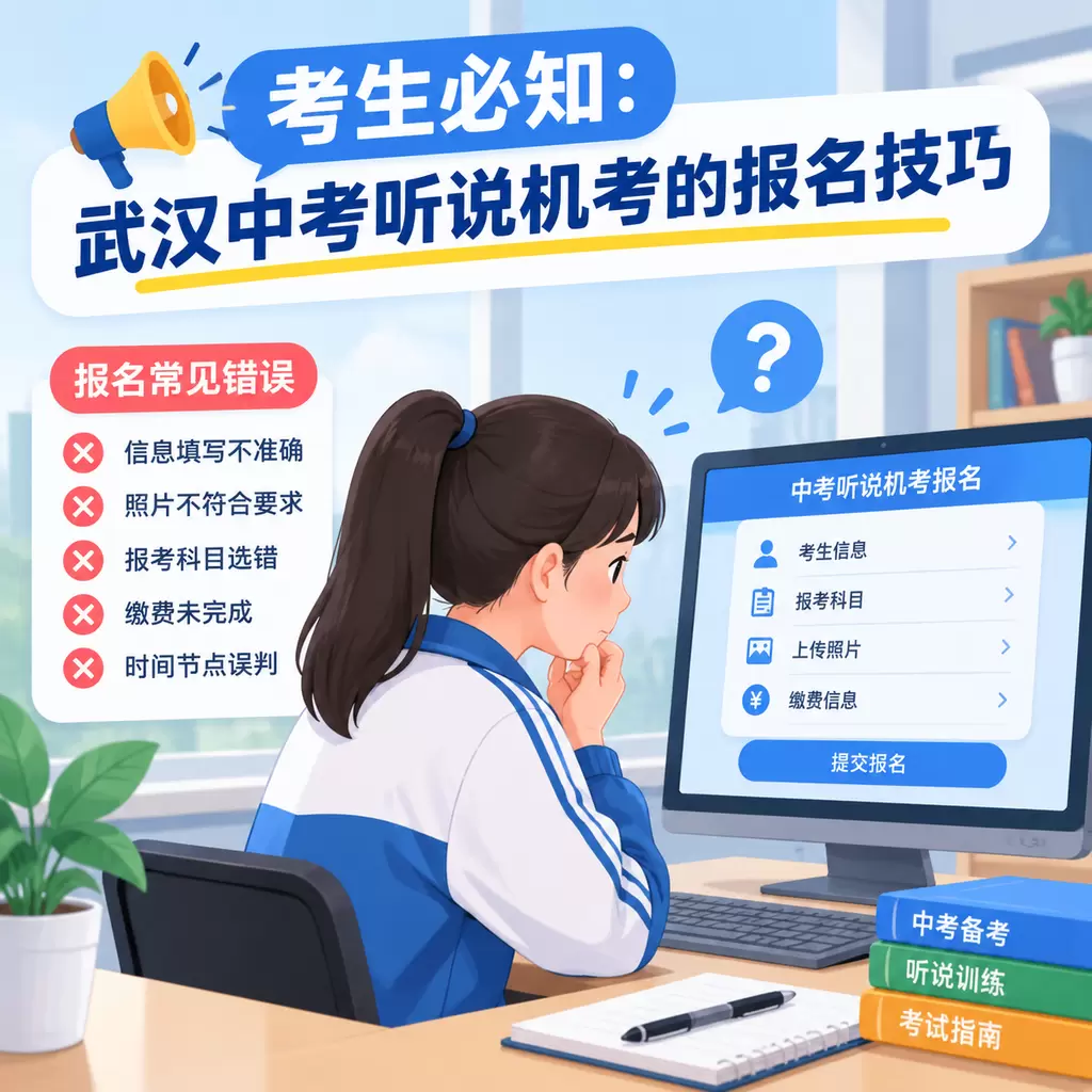 大悟考生必知:武汉中考听说机考的报名技巧