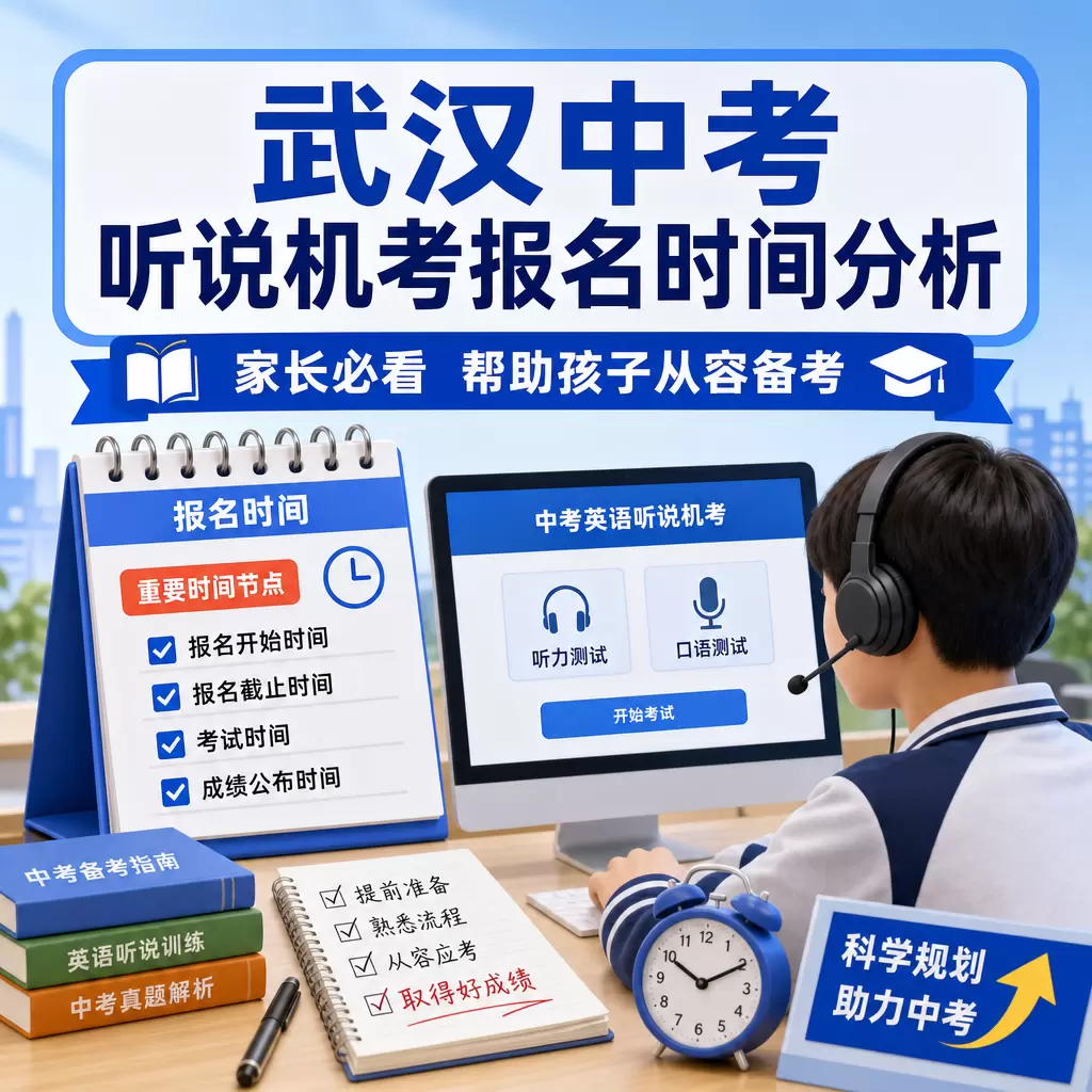 大悟家长必看:武汉中考听说机考报名时间分析