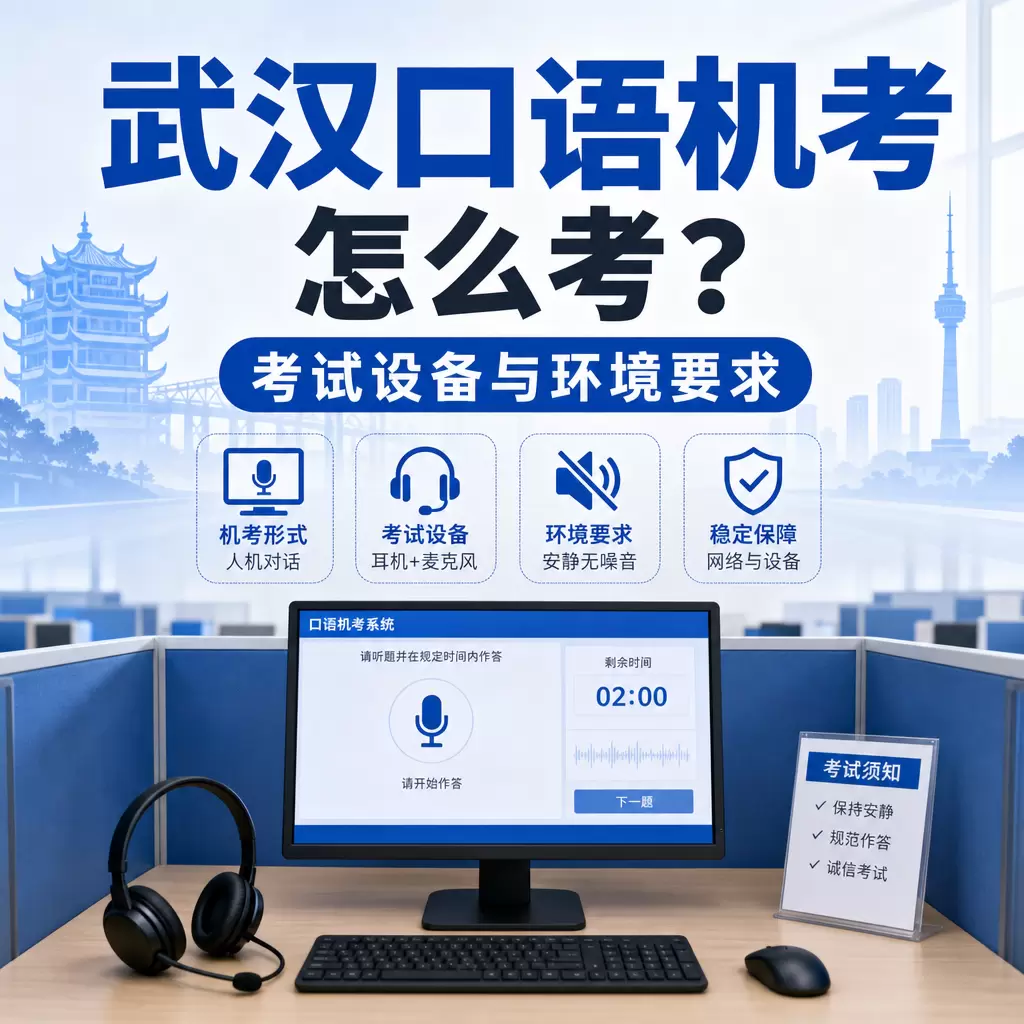 武汉口语机考怎么考？考试设备与环境要求