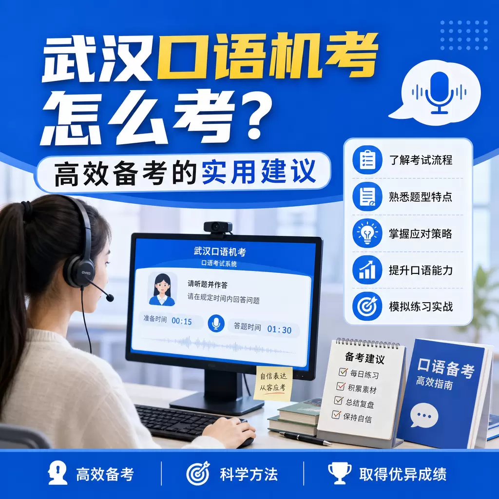 武汉口语机考怎么考?高效备考的实用建议