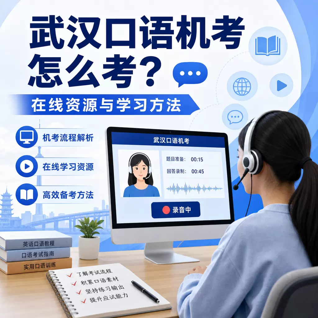 武汉口语机考怎么考?在线资源与学习方法
