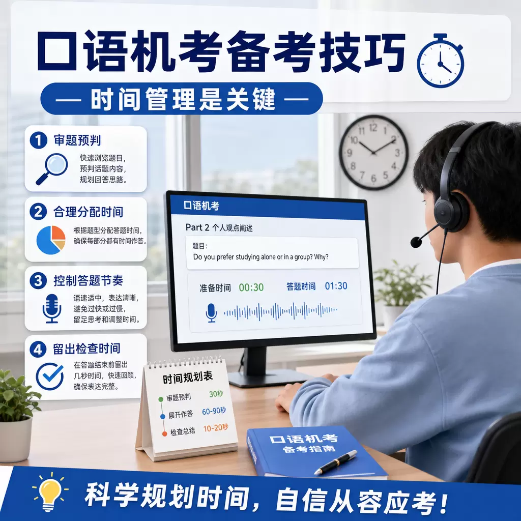 口语机考备考技巧：如何在大悟提升考试分数