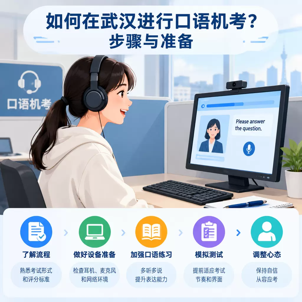 如何在武汉进行口语机考？步骤与准备