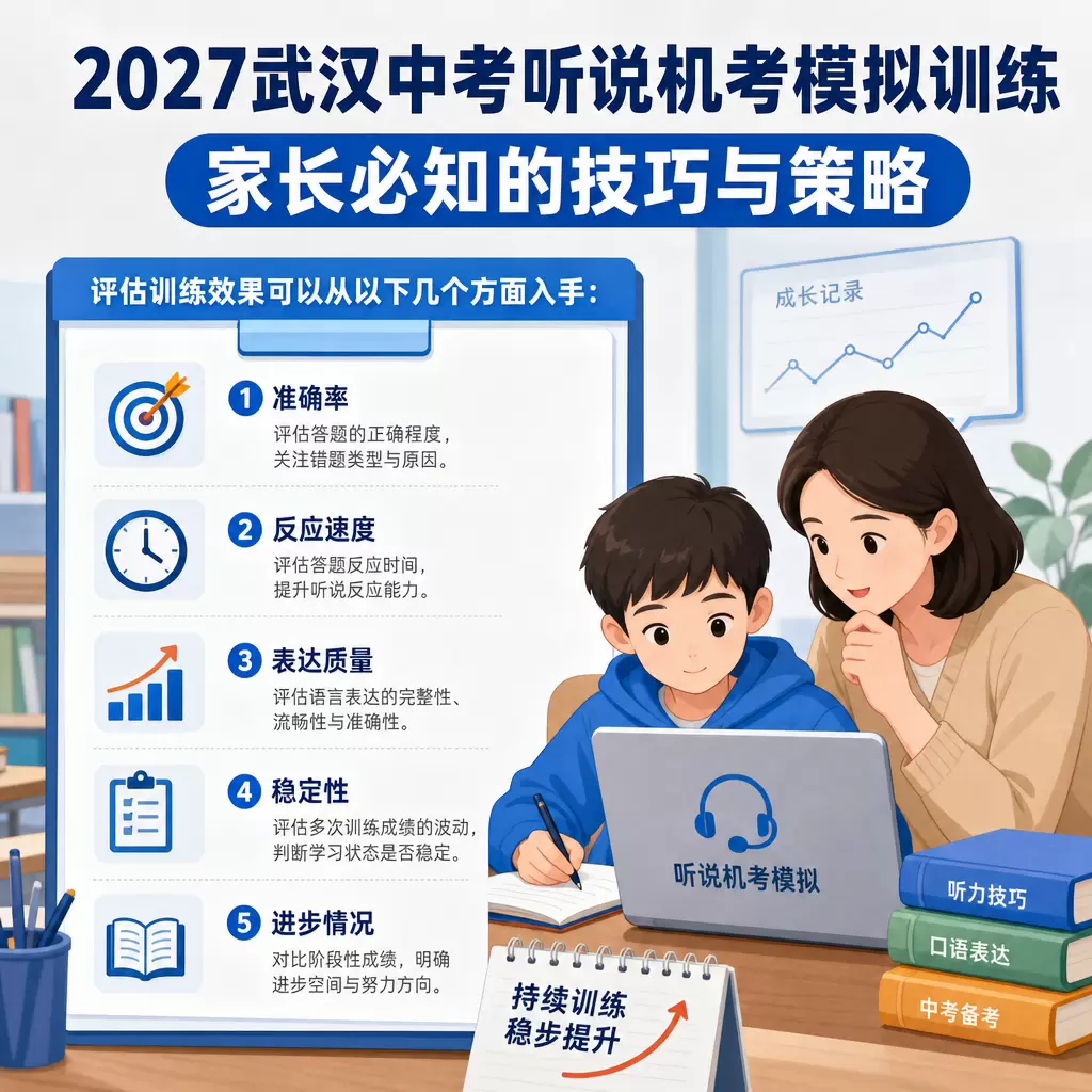 2027武汉中考听说机考模拟训练，家长必知的技巧与策略