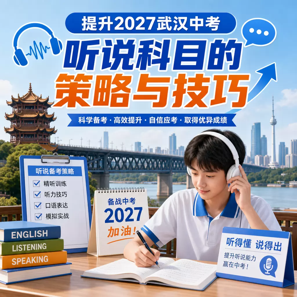 提升2027武汉中考听说科目的策略与技巧，适合大悟考生